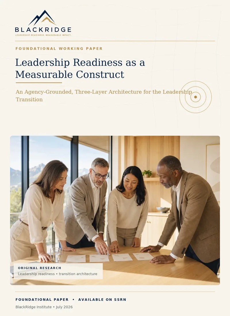 Leadership Readiness as a Measurable Construct — cover