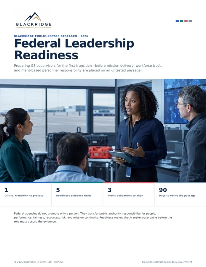 Federal Leadership Readiness cover