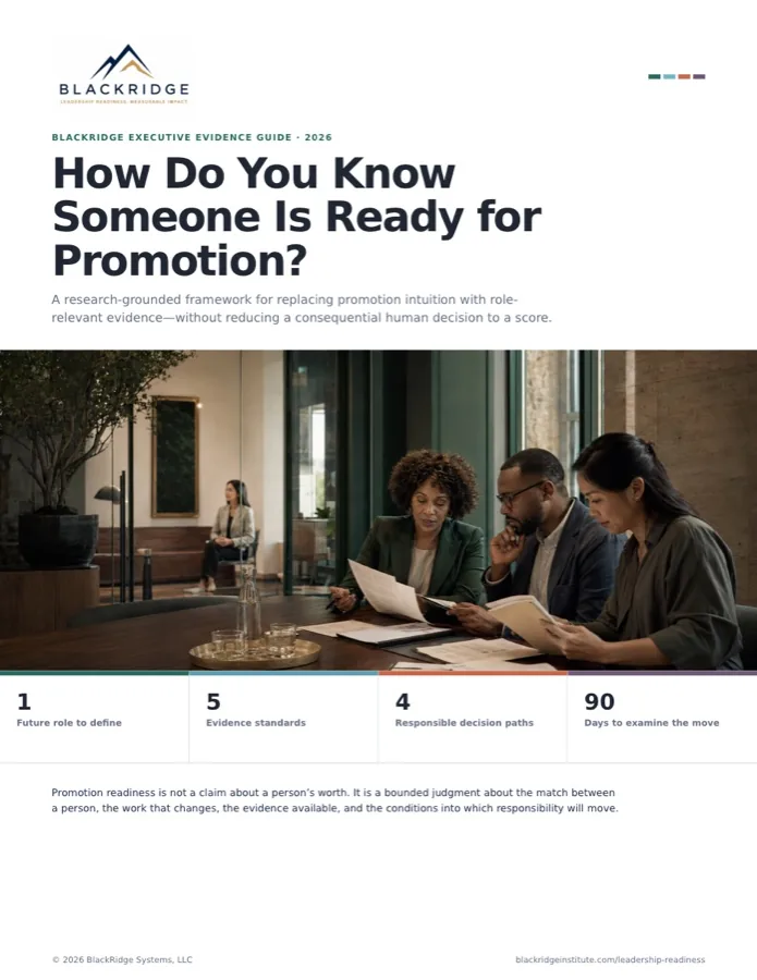 How Do You Know Someone Is Ready for Promotion? cover