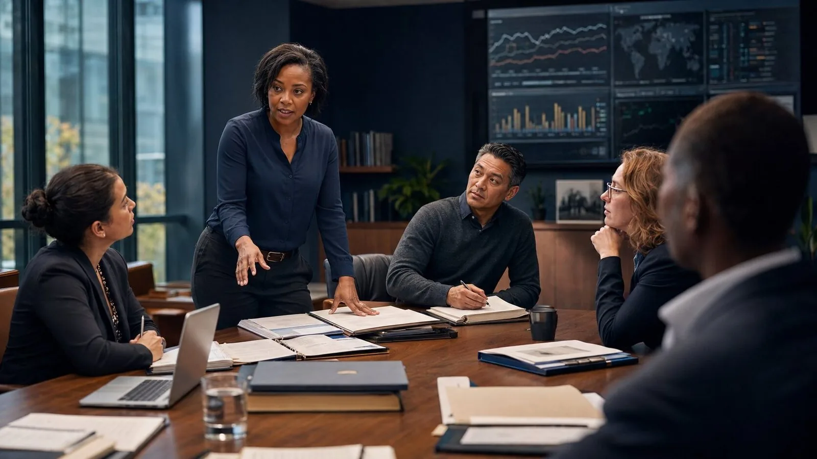 A new federal supervisor leading a diverse mission team