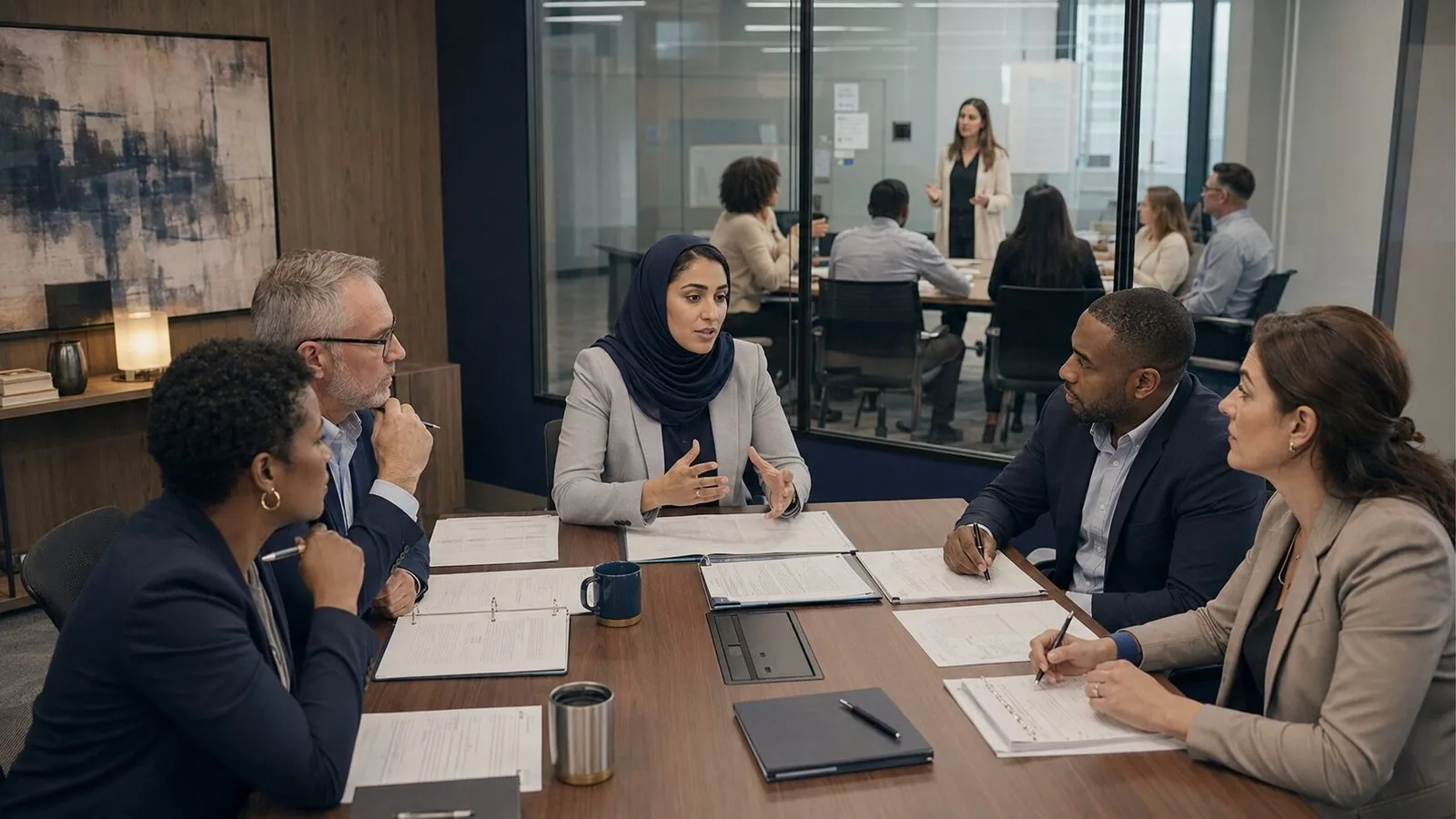 A diverse federal panel reviewing behaviorally anchored supervisor-readiness evidence
