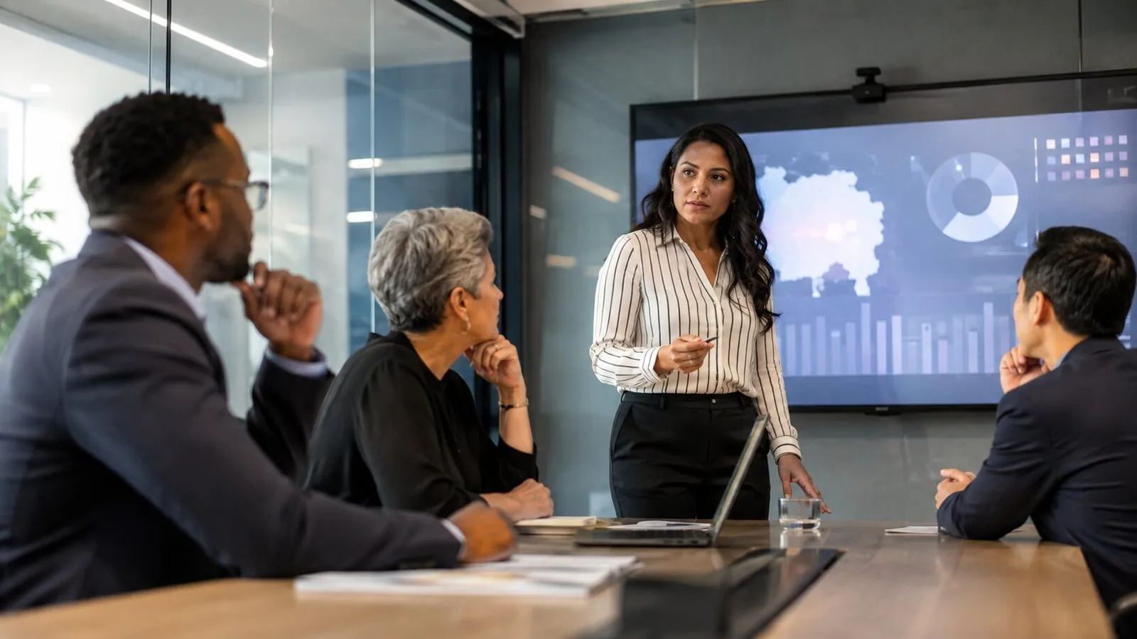 A manager presents a recommendation under incomplete information