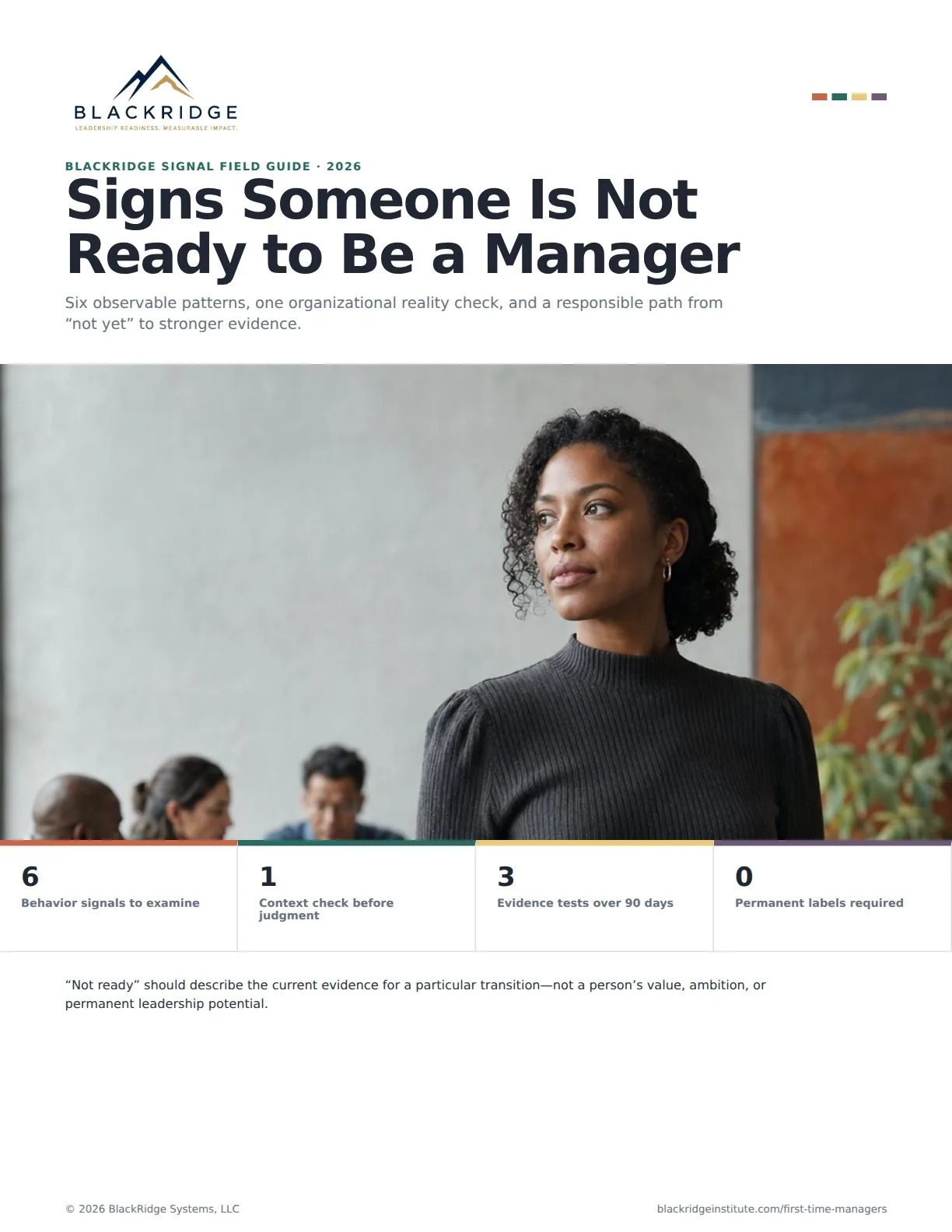 Cover of Signs Someone Is Not Ready to Be a Manager